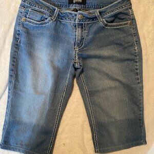 Women’s Denim Bermuda Shorts - Light Blue